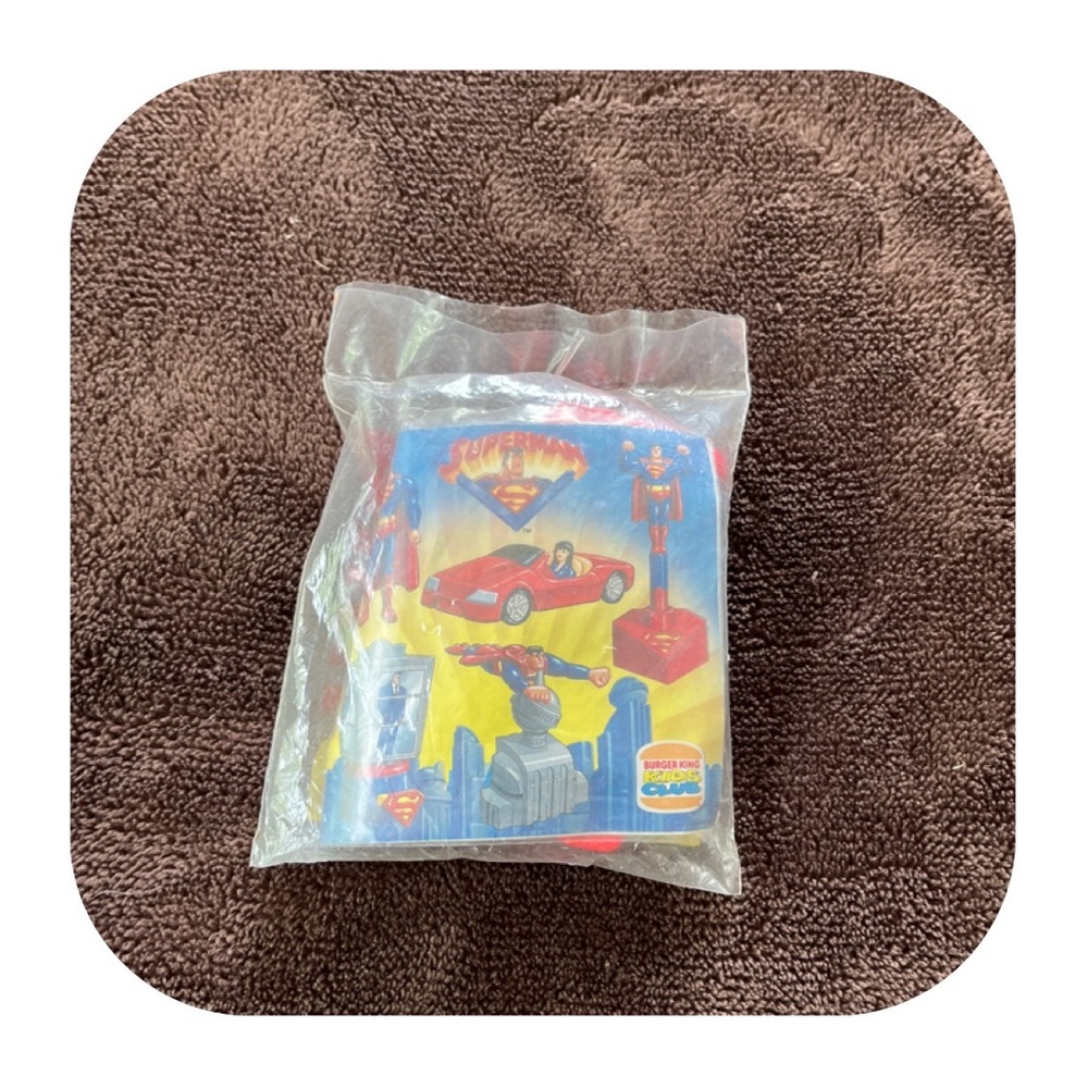 NIP Vintage 1997 Burger King Superman toy